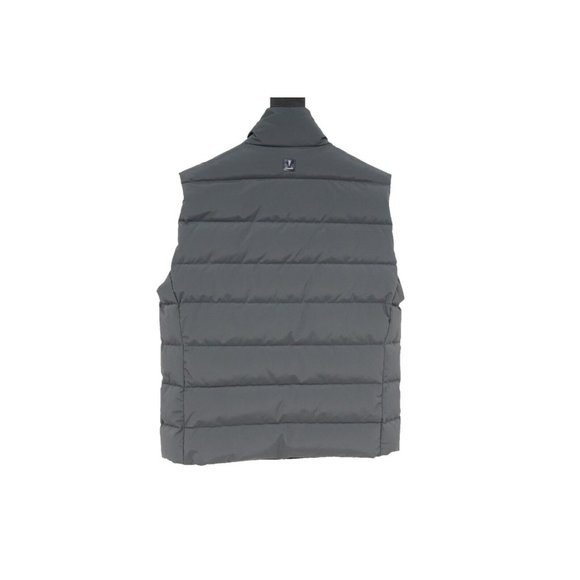 Fendi Mens Monster Vest Size 50 Large Grey Reversible Sleeveless Puffer Jacket - Picture 7 of 10